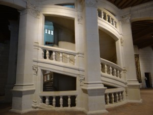 Double Helix staircase Chateau Chambord