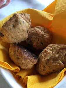 Florence cookies at lunch