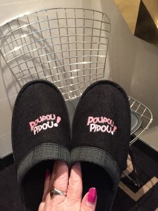 Platine Hotel Paris slippers