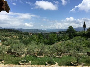 Florence villa tuscan hill view