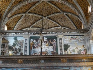 Church fresco Milan San Maurizio al Monastero Maggiore
