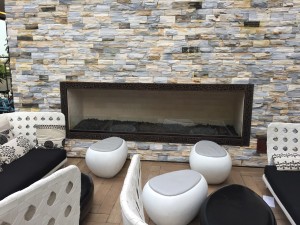 Hotel La Jolla Patio Fireplace