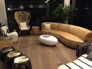Hotel La Jolla lobby seating area