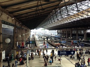Eurostar Paris train station Gard du Nord