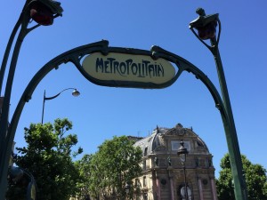 Paris Metro entrance