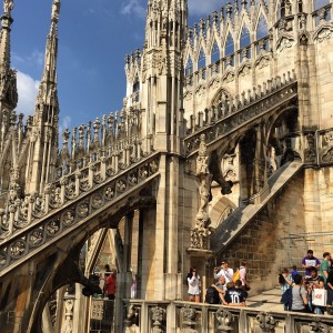 Stunning Milan Duomo Rooftop Arches Spires