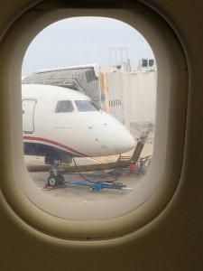 USAirways plane nose