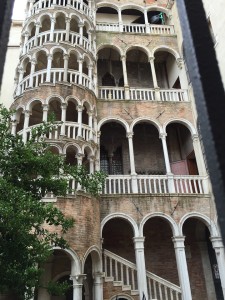 The winding stairs in Venice Bovolo stairs
