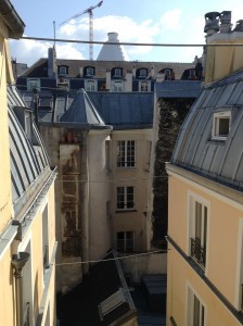 Paris view from Hotel Atmosphere