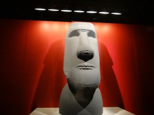 Easter Island Moai statue in lego