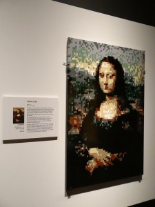 Mona Lisa in Legos The Art of the Brick