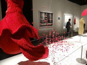 Collaboration of Lego art with photos by Dean West - the red dress was my favorite