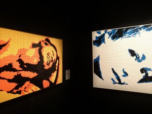 The Art of the Brick paintings