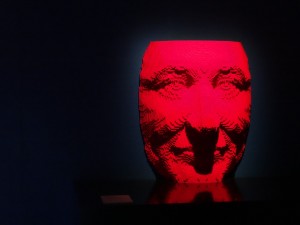 The Art of the Brick red mask