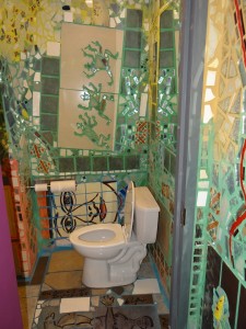 Bathroom at the Magic Gardens