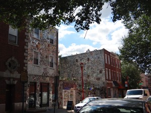 The Magic Gardens outside 