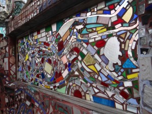 Magic Gardens Philly colorful wall
