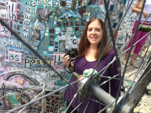 philatravelgirl at the Magic Garden in Philly