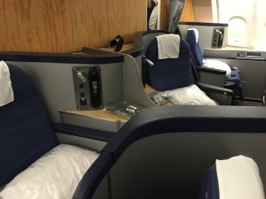 American Airlines business class A330 Philadelphia to Manchester UK