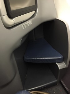 American Airlines business class A330 footrest