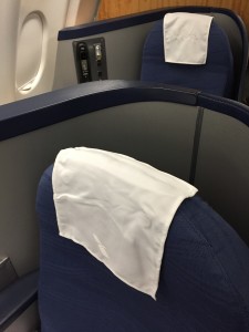 Seat 4H American Airlines International Business class A330 Philadelphia to Manchester UK