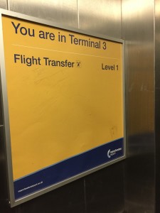 Connecting in Manchester Terminal 3