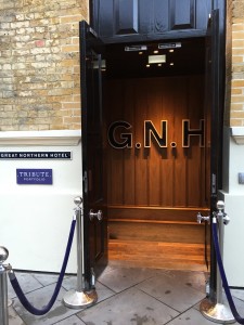 Entrance to the Great Northern Hotel London