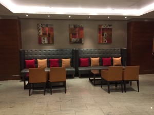 Sofitel Heathrow Hotel lobby seating