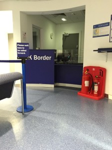 Connecting in Manchester Border Control