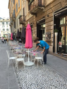 Milan Navigli dining al fresco