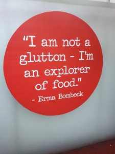Taste of London Food Quote Bombeck