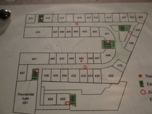 Sheraton Park Lane Hotel London Room Floor Map