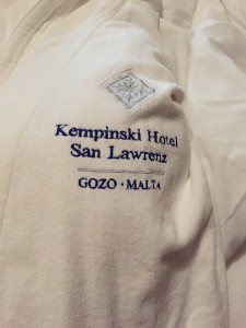 Robe at Kempinski San Lawrenz Gozo malta
