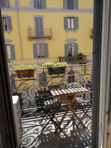 Milan Studio in Navigli balcony