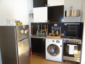 Kitchen Airbnb Milan Studio in Navigli