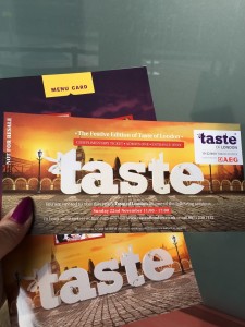 Taste of London paper crown