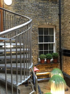 Z Hotel Soho Inner Courtyard Stairs