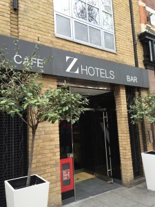 Z Hotel Soho entrance