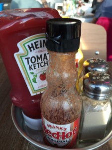 American condiments at the American Diners in Paris