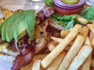 Grilled Chicken Bacon Avocado Paris sandwich American diner