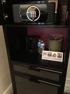 Philly Hyatt Bellevue in room amenities