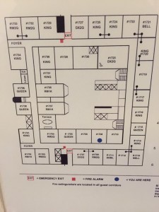Philly Hyatt Bellevue 17th Floor Map