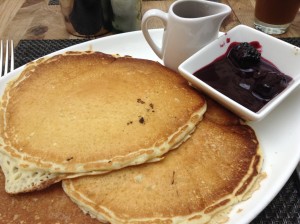 Pancakes in Portland at Urban Farmer