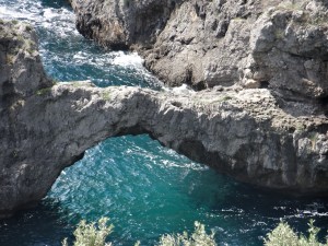 Amalfi Coast Nature Rock Arch Water