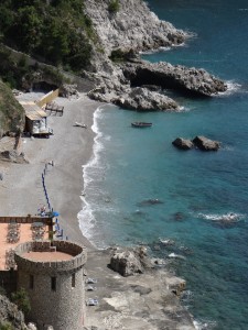 Amalfi Coast Beach view