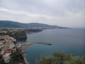 See Sorrento from above Amalfi Coast view