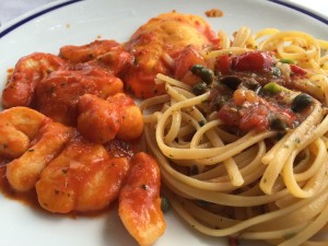 Pasta trio sampler lunch Amalfi Coast tour