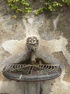 Water Fountain at Villa Rufolo in Ravello