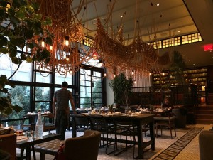 The Vine dining room at the Eventi Hotel