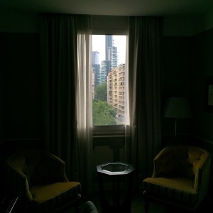 View of Milan from Westin Palace Milan